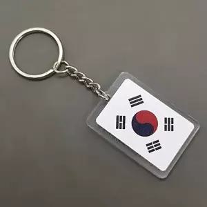태극기 열쇠고리 양면 미니 태극기 키링 M12835-WFFLNDQ