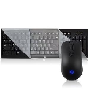 HP KM100 키보드 마우스 세트 키스킨 포함/영샵