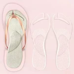 쪼리샌들 발바닥 충격흡수 실리콘 투명 깔창 패드-WC93257