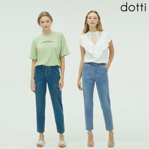 [도티]25SS 뉴 테이퍼드핏 데님 팬츠 여성2종