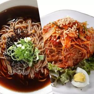 장인의 정통 메밀소바 6인분 세트 + 메밀비빔막국수 6인분 세트