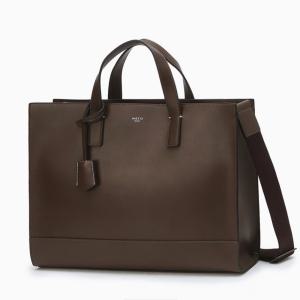 [AK플라자] [헤지스ACC] 브라운 로고배색 서류가방 HJBA5E851W3