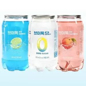 브이톡 에이드 350ml 3종 - 제로레몬12 블루레몬6 복숭아6