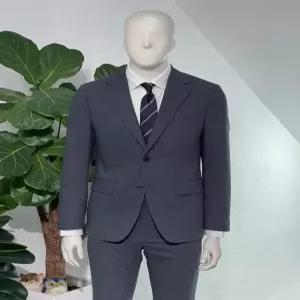 [트루젠]남자 봄 여름 그레이 쿨스판 기본핏 남자 정장 캐주얼 세트 비지니