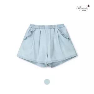 [레노마키즈]페리미츠 여아 프릴주머니4부데님팬츠 유아 키즈데님반바지(P2522Q271_1)_CJ