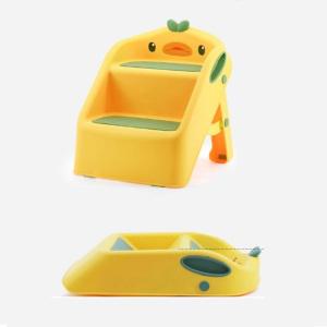 유아용 접이식 2단 발 디딤대 발받침 유아용계단 안전용품