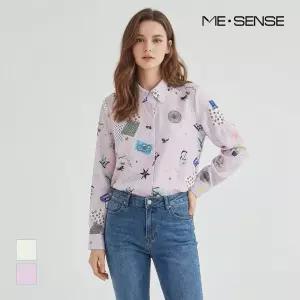 [미센스] 유니크 프린트 블라우스_MB32BLM104Z