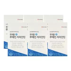 안국약품 토비콤 루테인 지아잔틴 500mg x 30캡슐 x 6박스 /An