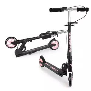 비바 뉴 프리미엄 145킥보드 핑크 70kg 내하중 고강도 알루미늄 프레임 풋앤 핸드브레이크