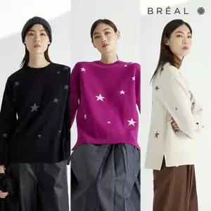 [런칭 가격 79,900원] 브리엘 자카드 별니트 3종