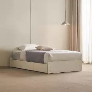 플랫온 무헤드 수납침대 SS + 휴 플랫탑 매트리스