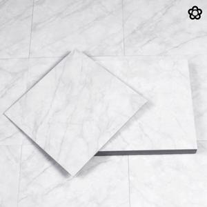 붙이는 대리석 스티커 12장 대리석 바닥 타일 시공 화이트 하얀색