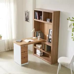 네오 칼든 1000 H형 사이드 책장 서랍형 책상 NES1625