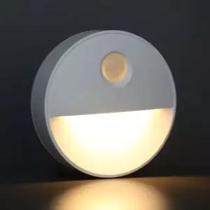 현관조명 동작감지 반달 LED 무선 센서등 웜색) 현관센서등 계단센서등 베란다등