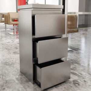 미용실 스텐 사물함 선반 캐비닛 서랍장 가위 정리대