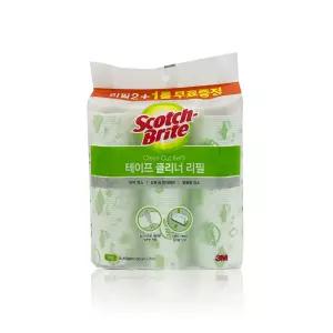 3M 스카치브라이트 클린컷 테이프클리너 대형 리필 테이프크리너 돌돌이 찍찍이 먼지제거