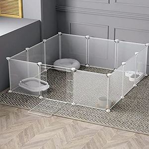 철제안전펜스 강아지울타리 고양이 강아지 중성화강아지 울타리 소형 반려동물 반투명 펜스 강아지안전망