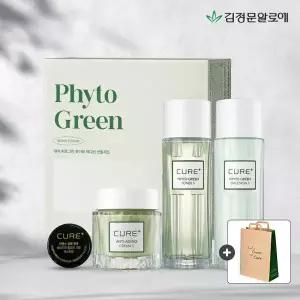 [10%] 김정문알로에 큐어 피토 그린 화이트에디션 선물세트 (+쇼핑백)