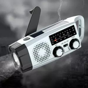 서바이복스 크랭크라디오 재난라디오 자가발전 손전등 사이렌