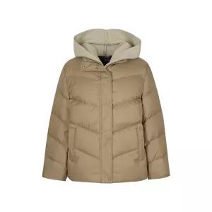 [20%쿠폰+카카오페이7%][올리비아하슬러] 탈부착 니트 후드 다운 점퍼_OHDWDW102