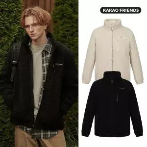 카카오프렌즈 남성 중헤비 웜 보아 패딩점퍼
