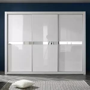 [우아미가구]다솔 UV하이그로시 슬라이딩 장롱 3통 C형