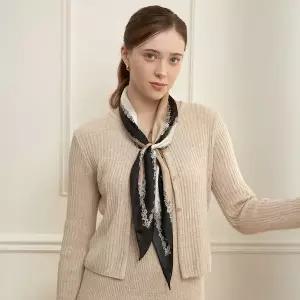 [엘르] 티아나 실크 롱 스카프 SE549S310