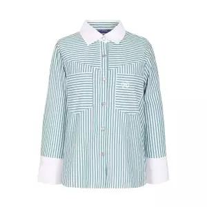 [올리비아하슬러][올리비아 하슬러] 소프트 라운드넥 블라우스_OHCFBL202