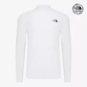 [노스페이스] [노스페이스 공식] NT7XR00B 아이스 페이스 터틀넥 긴팔 티셔츠_WHITE