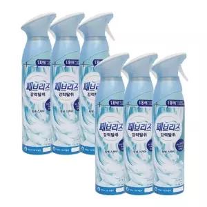 페브리즈 에어 린넨 스카이 165g x6 /실내냄새제거/방향제