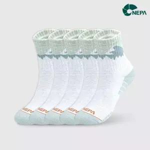 네파 마운틴픽 쿠션 미들삭스 민트 S 5팩 NPCMPMDS-MT5