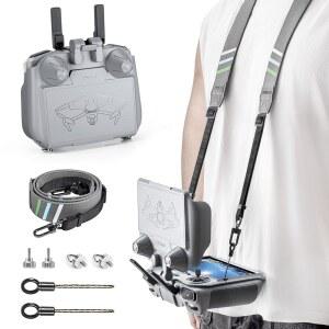 STARTRC 미니 4 프로 3 선 후드+랜야드, DJI 프로/미니 3/네오/미니 프로/에어 3/매빅 액세서리용 업그레이드된 3-in-1 선쉐이드 스크린 프로텍터