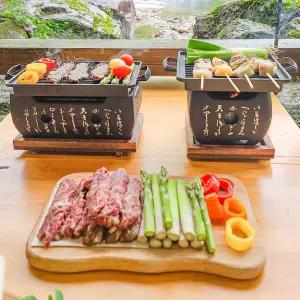 미니 화로 일식 1인 개인 화로 고체연료 구이용 불판