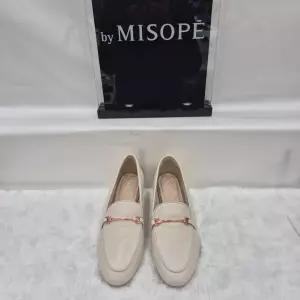 [미소페]By미소페 여성 심플장식 클래식 로퍼 112HT419DG005 IVORY 4 JJ