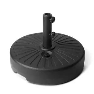 파라솔 받침대 22kg 물통 모래 스틸 기둥 고정 원형
