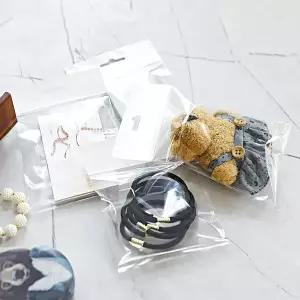 해피락 OPP 헤다봉투 하단접착 접착봉투 펀칭 걸이형 11x27(3.5)+4cm 200장