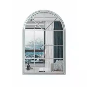 프리미엄 아치형 창문형 벽 거울 레스토랑 인테리어 카페 청동 프레임 70x110cm
