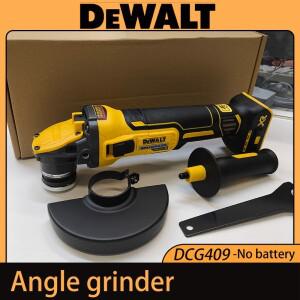 DEWALT 앵글 그라인더 DCG409 20V 무선 브러시리스 전동 공구 절단기 125mm 충전식 휴대용 폴리 셔