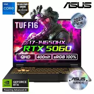 ASUS TUF Gaming F16 FX608JMR-QT040 리퍼 인텔 i7-14650HX RTX5060