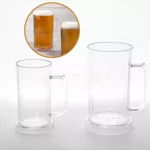 새나로 국산 플라스틱 맥주잔 500CC 1000CC 생맥주 식당 업소용