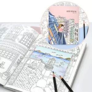 미술 취미 힐링 그림 색칠공부 드로잉북 아트테라피 컬러링북