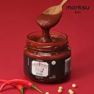 [몽크슈][몽크슈] 저당 무설탕 알룰로스 순창 전통 고추장 500g