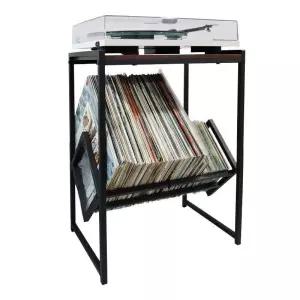 LP 레코드 수납장 선반 보관 플레이어 정리함