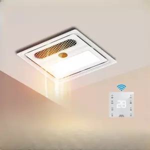 화장실 천장 온풍기 2800w 소형 욕실 가정용 난방 환기 사무실 미니 리모컨 욕실온풍기