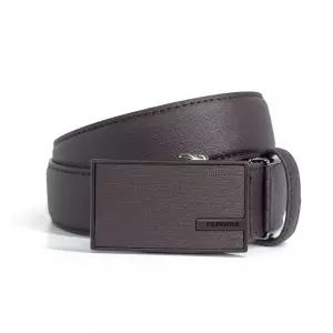 [레노마]카빙 스퀘어 자동벨트 BROWN_RQSBE0007BW