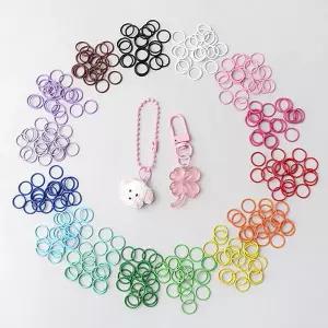 싼비즈 [9-222]키링부자재 악세사리부자재 컬러오링 O링 1x8mm ,1개