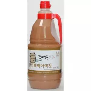 대한민국 수산명인 김명수젓갈 갈치뻑뻑이액젓 1.8L