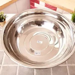 스텐양푼 9호 465mm/믹싱볼/절임통/김장용/김치/대형/바구니/스테인레스/튼튼한/대야/배추/내구성/위생적