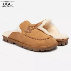 호주 오즈웨어 어그 남성 프리맨틀서지 로고 퍼 양털 슬리퍼 OB936