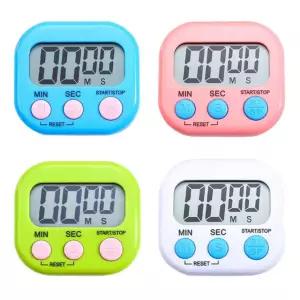 공부 자석부착 수능생 타이머 조리용 주방 무소음 쿠킹 시계 알람